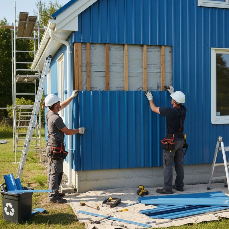 Local Aluminum Siding pros at work